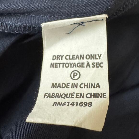 Ramy Brook Cold Shoulder Navy Blouson Satin Mini Dress Size XS - Picture 8 of 10